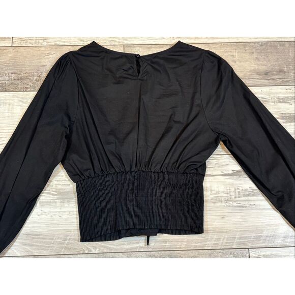 Grievergate Black Gothic Lace Up Corset Blouse Size M - Picture 8 of 10